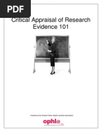 critical appraisal