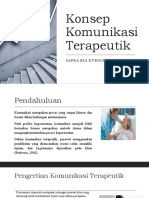 Konsep Komunikasi Terapeutik