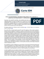 Comunicado CIDH Caso Juez Urrutia