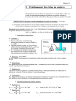 Chimie-Chapitre13-Bilan de Matiere PDF