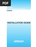 W236-E1-07 C200HS Installation - Guide