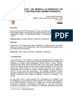 El Cosmonauta Un Modelo Alternativo de Produccion y Distribucion Cinematografica PDF