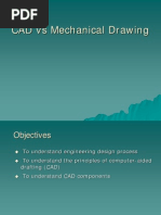 CAD Vs Mechanical Drawing, Cad Cam