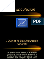 DESVINCULACION LABORAL