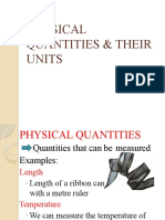 1.4 Physical Quantities & Their Units