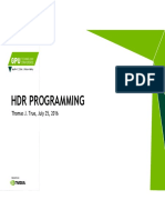 HDR Programming Conference Silicon Valley 2016