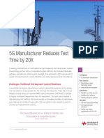 5G Manufacturer Reduces Test Time by 20X