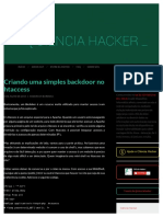 Criando uma simples backdoor no htaccess