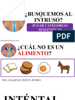 Juegos semánticos categorías