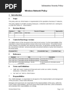 ISMS Wireless Network Policy