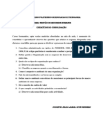 Gestão Recursos Humanos Exercícios Consolidação