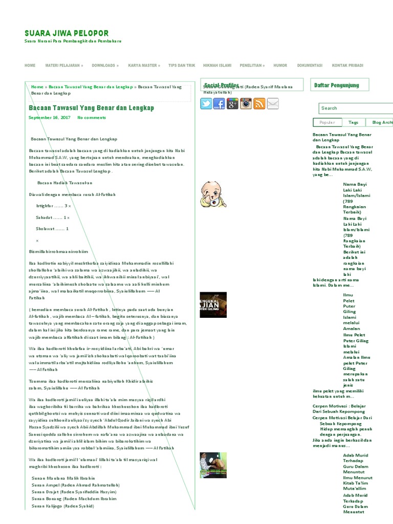 Tawasul Pdf
