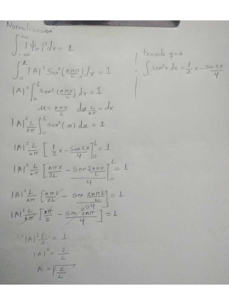 Constante de Normalización A PDF