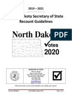 North Dakota Recount Guidelines