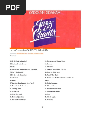 Carolyn Graham's Jazz Chants Collection | PDF