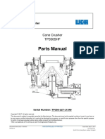 TP350SHF Cone Crusher Parts Manual TP350-227-J1349
