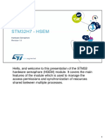 STM32 HSEM Module Provides Semaphores for Process Synchronization and Shared Resource Management