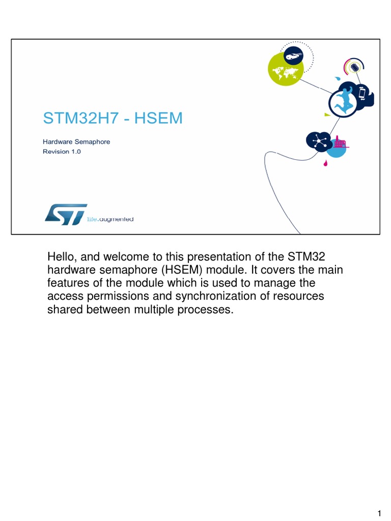 STM32 HSEM Module Overview | PDF | Central Processing Unit | Operating ...