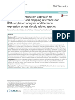 A Robust (Re-) Annotation Approach To Generate Unbiased Mapping References For RNA-seq-based Analyses of Differential Expression Across Closely Related Species PDF