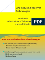 Point and Line Focusing Receiver Technologies: Laltu Chandra Indian Institute of Technology Jodhpur Chandra@iitj - Ac.in