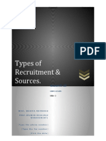 Types of Recruitment & Sources.: Muneeb Ali