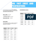 Operational Fact Sheet and Specifications: Resolution K1 K2 K3