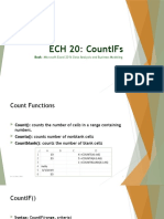 Ech 20: Countifs: Book: Microsoft Excel 2016 Data Analysis and Business Modeling