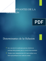 Determinantes de La Oclusion