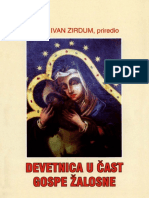 Ivan Zirdum - Devetnica U Cast Gospe Zalosne PDF