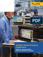 5522A Multi-Product Calibrator: Robust, Transportable Wide Workload Coverage