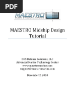 MAESTRO Midship Design Tutorial 2010 12 09 PDF