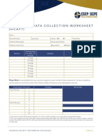 Csep-Path: Data Collection Worksheet (mCAFT) : Exercise Starting Stage (Use Table 1 On The Back) HR (BPM) RPE