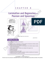 Post, or Distribute: Correlation and Regression - Pearson and Spearman