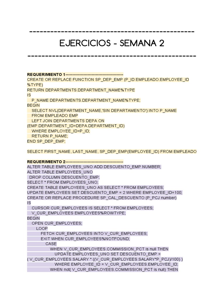 SQL Procedures for Employee Management | PDF | Data Management | Databases