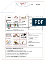 Activity #1 Phrasal verbs. (2)