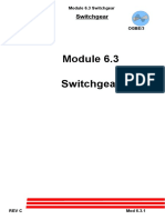 Module 6.3 Switchgear Performance Requirements