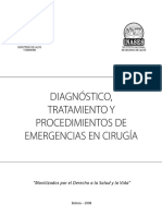 Diagnóstico Tratamiento y Procedimientos de Emergencias en Cirugía