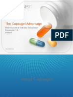 The Capsugel Advantage: Pharmaceutical Industry Symposium November 7-9 Poland