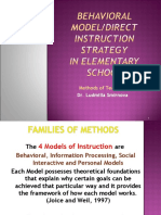 Methods of Teaching: Dr. Ludmilla Smirnova