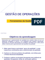 GESTÃO DE OPERAÇÕES - QUALIDADE