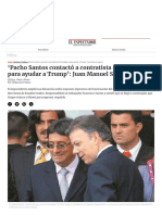 4.embajador Contactó A Contratista Del Pentágono para Ayudar A Trump' - Santos - EL ESPECTADOR