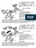Magali e Receita de Bolo PDF