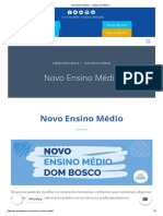 Novo Ensino Médio - Itinerários Formativos-Colégio Dom Bosco-Exemplo