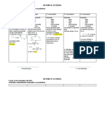 Informe de Actividad