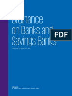 Ordinance On Banks and Savings Banks