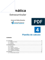 Unidad 4 - Planilla de Cálculo