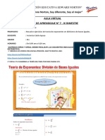 Division de Bases Iguales 4 Grado PDF