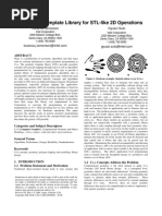 Geometry Template Library For STL-like 2D Operations: Lucanus Simonson Gyuszi Suto