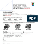 Leveling exercises – ninth grade – first term 2020