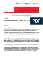 Política Corporativa de Conflicto de Intereses